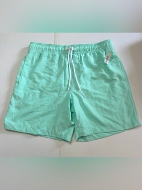 Amazon Essentials Mint Green Swim Shorts with Drawstring
